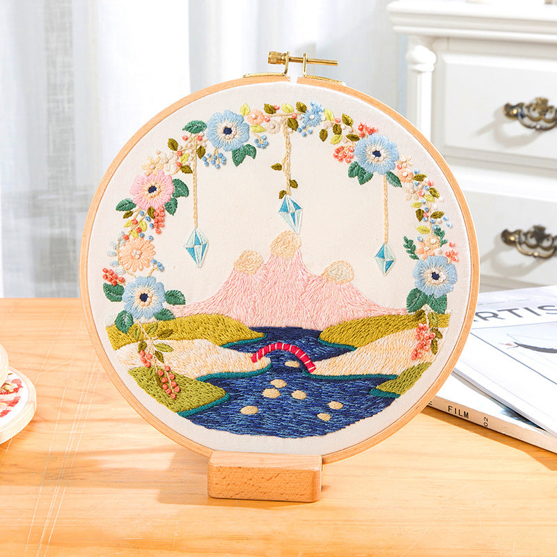 Su Embroidery - Lakes and Mountains (Design Only)