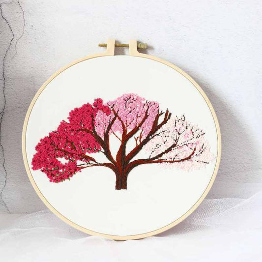 Cherry Blossoms Handmade Embroidery