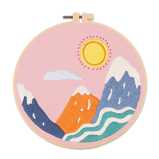Warm Sunrise Embroidery Designs #1