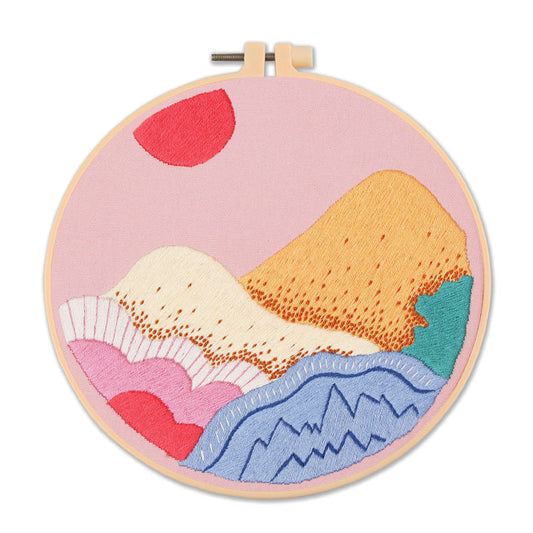Warm Sunrise Embroidery Designs #5