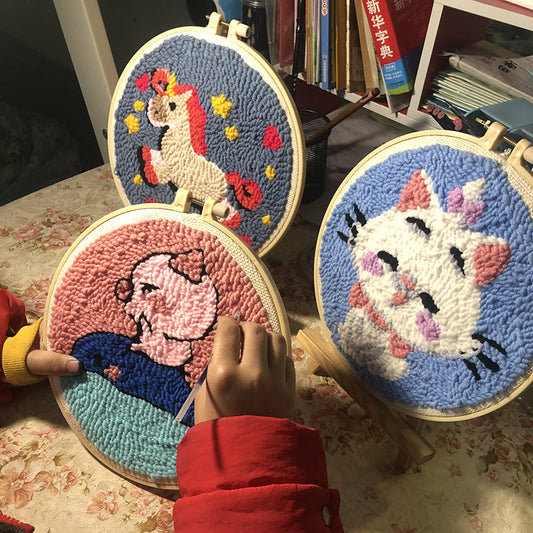 Art + Leisure Animal Poke Embroidery