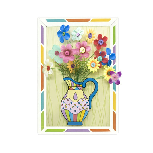 Children DIY Craft Educational Handmade Flower Vase