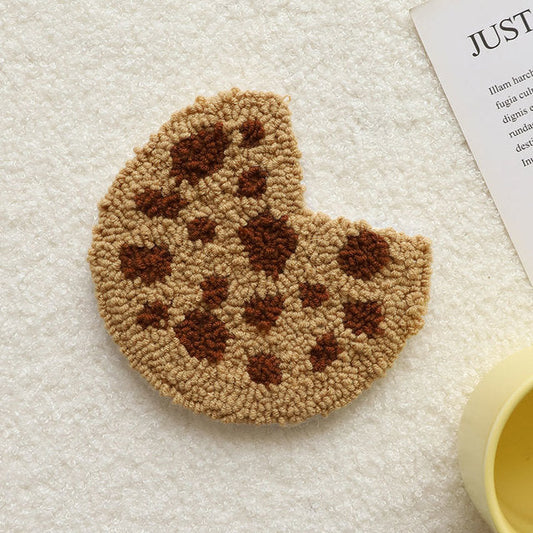 DIY Coasters Punch Needle Kits- Cookie