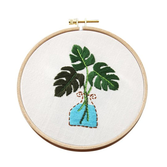 Embroidery Kit - Plant Design #11