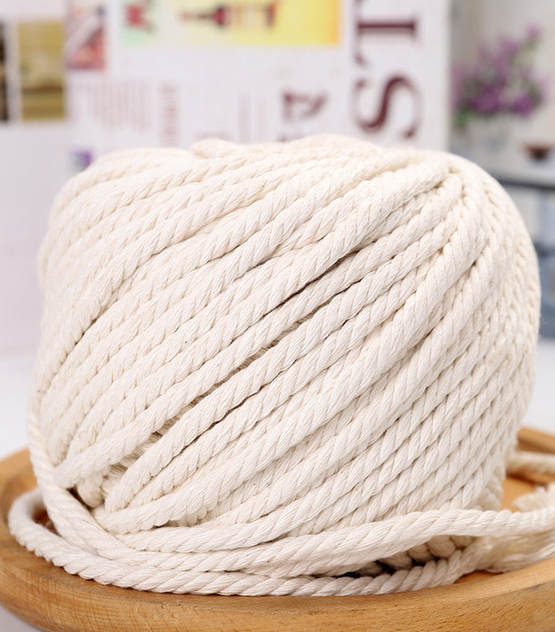 Macramé Cord Twisted String for Handmade  DIY Home Decor
