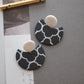 Floral Leaf Polymer Clay Earrings Sets: Geometric