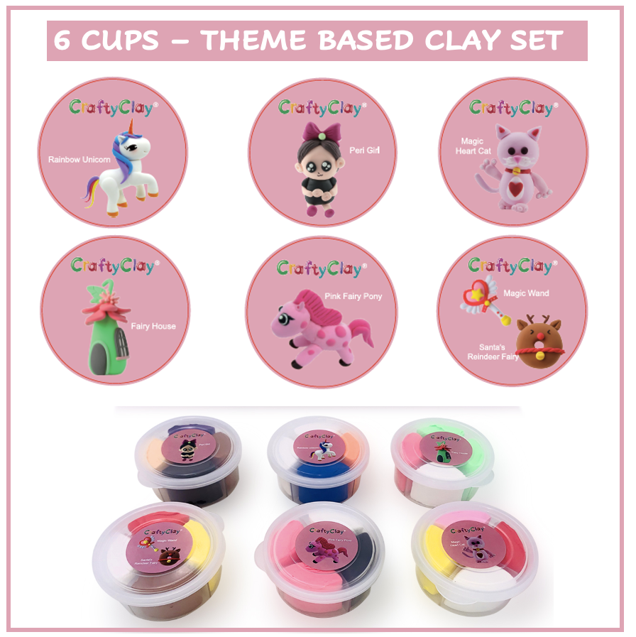 Crafty Clay - Magical Clay Craft Box | Modeling Clay for Kids clay