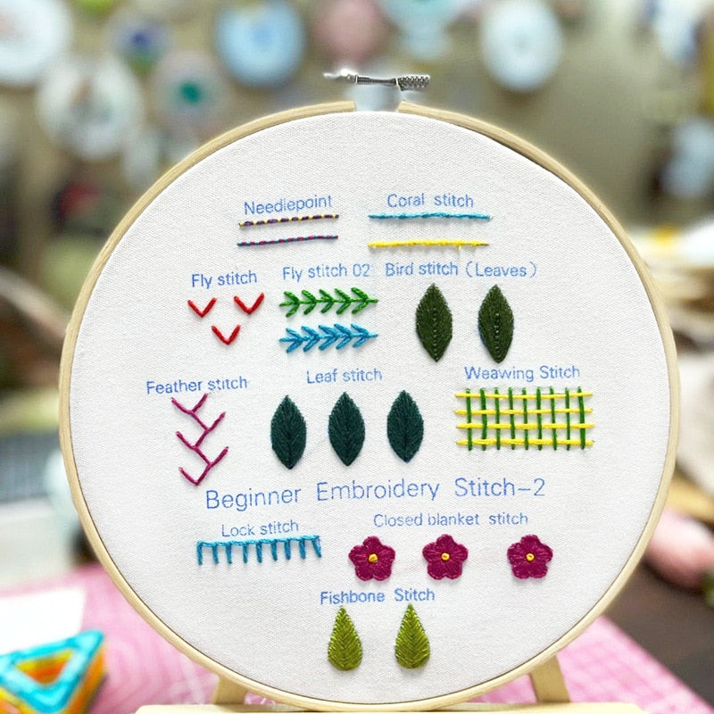 Beginners DIY Embroidery Kit