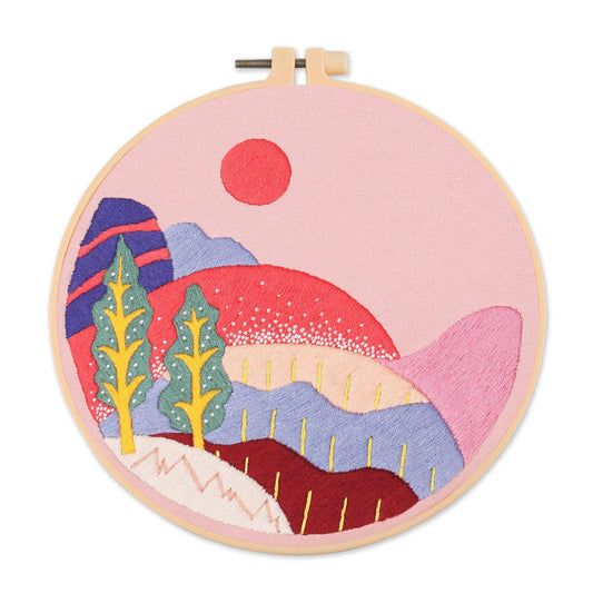Warm Sunrise Embroidery Designs #3