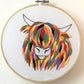 Cinnamon Stitching - Highland Cow Embroidery Kit