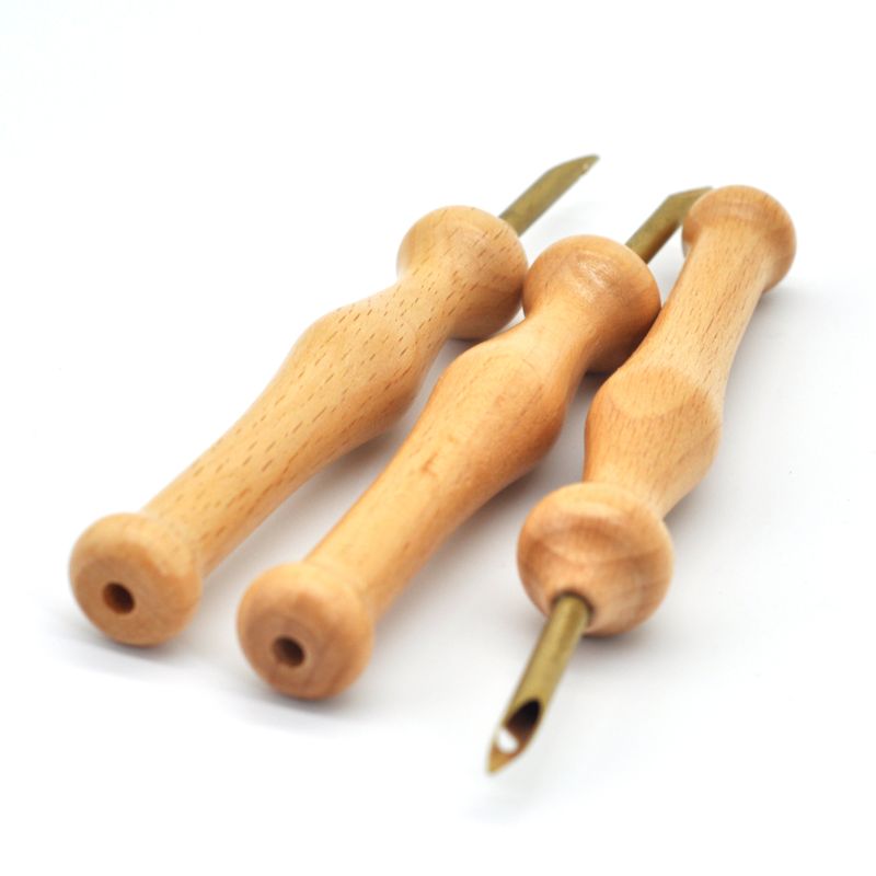 Wooden-Handle Punch Needle