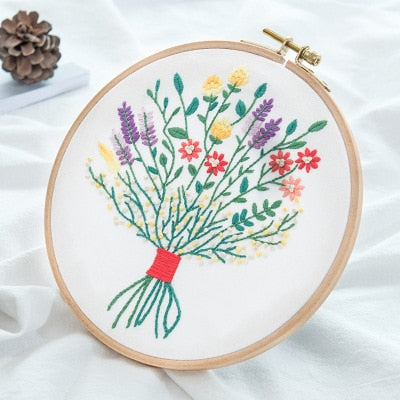 Embroidery Kit - Flower #1