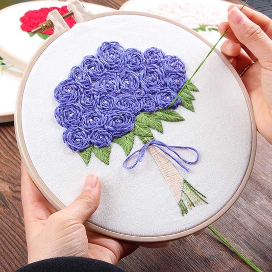 Embroidery Kit - Flower #6