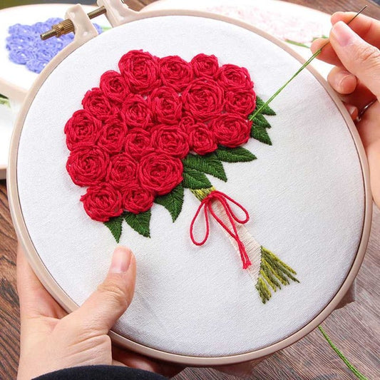 Embroidery Kit - Flower #4