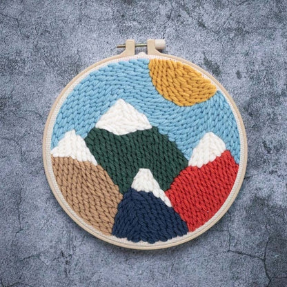 Punch Needle Kit - #22 Four Mountains