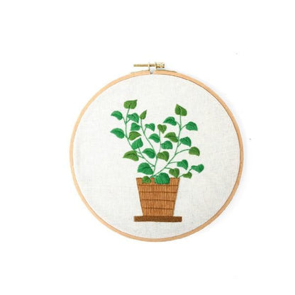Embroidery Kit - Plant Design #3
