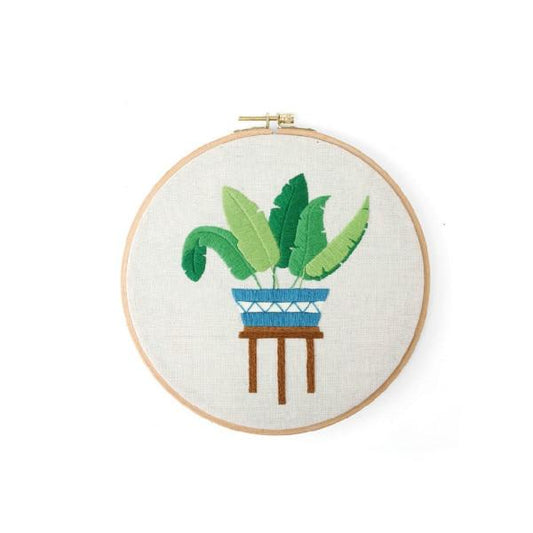 Embroidery Kit - Plant Design #4